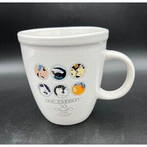 Doc Johnson Mug 30 Years in the Fine Art of Pleasure White Ceramic Coffee Cup